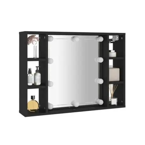 Mueble with Espejo y Luces LED Blanco 76x15x55 cm Espejo Baño - 1