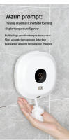 Dispensador De Jabón Automático USB Para Baño Máquina De Lavado De Manos Inteligente Material ABS De Alta Calidad - details 4
