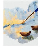 Lienzo para pintar 50 X70cm. Lienzo en blanco, preestirado, enmarcado, listones, apto para todo tipo de pinturas, óleo, acrílico, - details 2