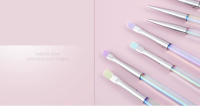 Set De Pinceles Para Arte De Uñas 1PCS Línea Delineadora Pintura Uso Profesional En Acrílico Gel UV Extensión Herramientas De Manicura - details 6