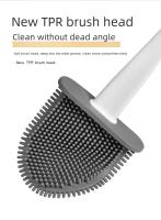 Cepillo De Inodoro De Silicona Limpieza De Desagüe Con Mango Largo Desinfección Para Baño Herramienta Profesional Accesorio De Baño - details 3