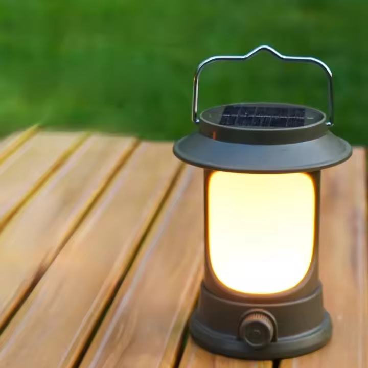 Lámpara De Camping Portátil LED Con Modos De Iluminación Frío Y Caliente 3 Modos De Iluminación Luz De Campamento Para Excursionismo Escalada Y Acampar En Tienda - 1
