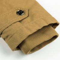 Chaqueta De Motocicleta De Algodón Tejida Con Lana Gruesa Talla Grande Estilo Moda Impermeable Y Cálida Con Cuello Erguido Para Hombres - details 12