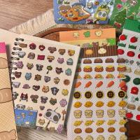 Pegatinas De Esponja Kawaii Para Scrapbooking Y Planificadores Adornos De Pan Y Vegetales De Estaciónery Lindas Para DIY Y Álbumes De Fotos - details 5