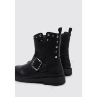 Geox J ECLAIR GIRL K Botas Planas Niña Negro - details 2