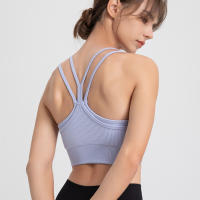 Sudadera Deportiva Para Mujer Push up Fitness Yoga Transpirable Running Vest Gimnasio Wear Deporte Top De Nylon Spandex - details 22