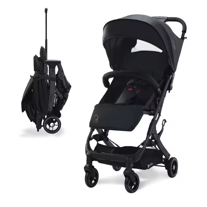 Asalvo Silla de Paseo Amsterdam - Ultraligera, Respaldo Reclinable, Plegado Fácil con una Mano y Transporte Tipo Trolley para Bebés hasta 22 kg - 1