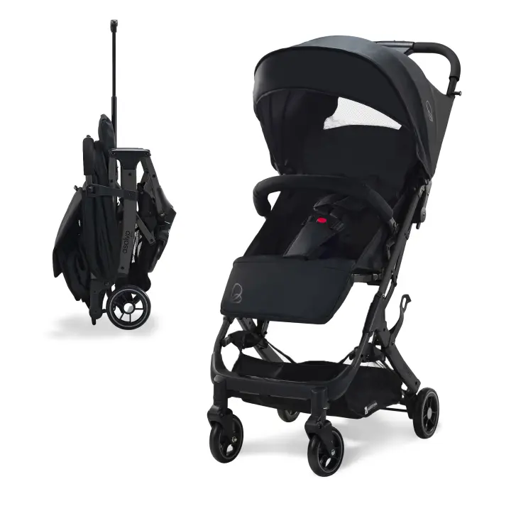 Asalvo Silla de Paseo Amsterdam - Ultraligera, Respaldo Reclinable, Plegado Fácil con una Mano y Transporte Tipo Trolley para Bebés hasta 22 kg - 1