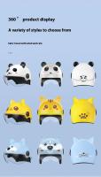 Casco De Seguridad Para Niños Vehículo Eléctrico Cuatro Estaciones Universal Medio Casco Dibujos Animados Divertidos Para Motocicleta Ciclismo Turismo - details 8