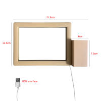 Tablero De Mensajes Rewritable Con Luz Nocturna USB Transparente Decoración De Habitación Lámpara De Escritorio Ornamento Regalo - details 0