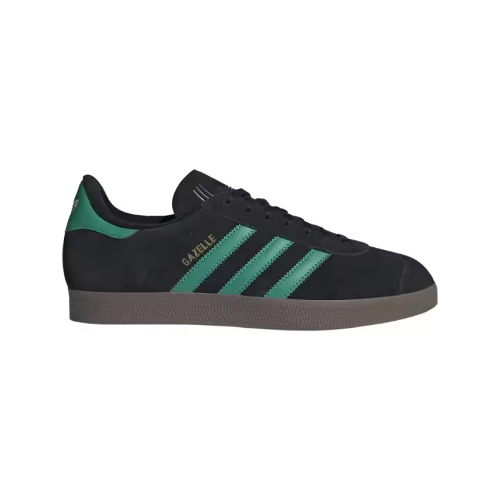 Zapatilla Adidas Gazelle Negro Verde - 1