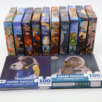 Rompecabezas De Papel 100 Piezas Catanic Animales Educativo Para Adultos Y Niños Juguetes De Descompresión Regalos Inteligentes - details 5
