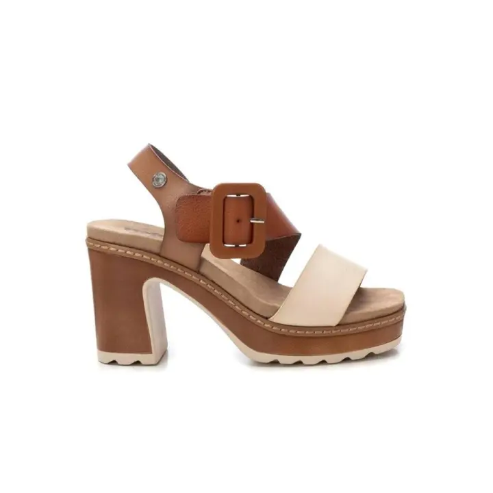 Sandalias de tacón Refresh 172843 Mujer Taupe - 1