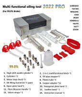 Kit De Mano De Oíl Para Frenos De Disco De Bicicleta 2024 pro Compatible Con SHIMANO SRAM Avid Serie MTB Y Carretera Herramientas De Reparación De Frenos - details 2