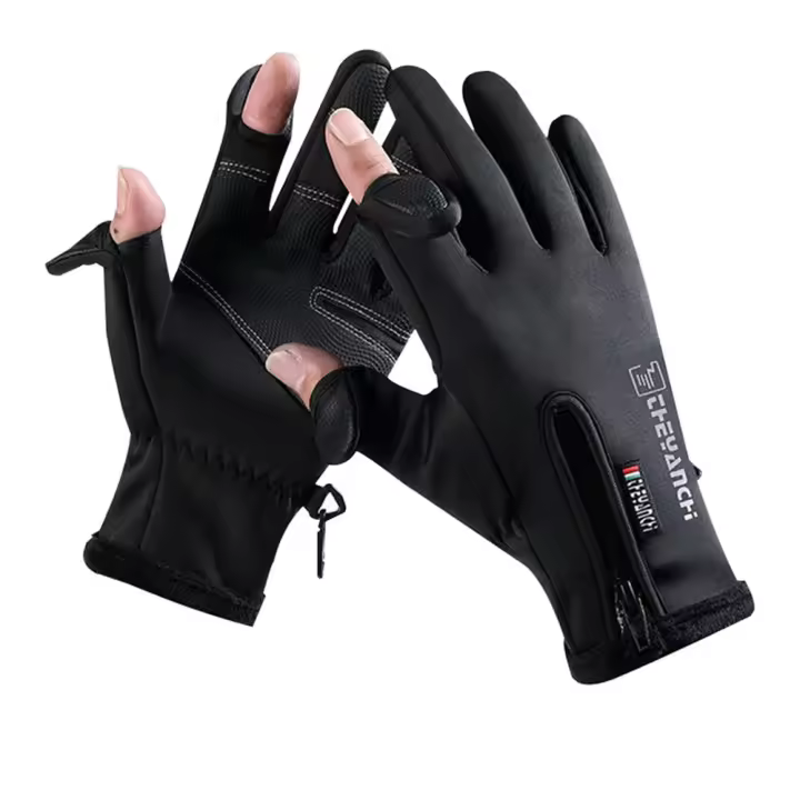 Guantes De Invierno Para Hombre Y Mujer Toque De Pantalla Caleidoscopio Antideslizante Para Ciclismo Conducción Motocicleta Protección Contra El Viento Deportes Al Aire Libre - 1