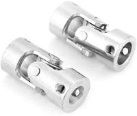 1PC 2-10mm U Joint Steering Shaft Universal Joint para el barco del coche DIY Accesorios de plata - details 2