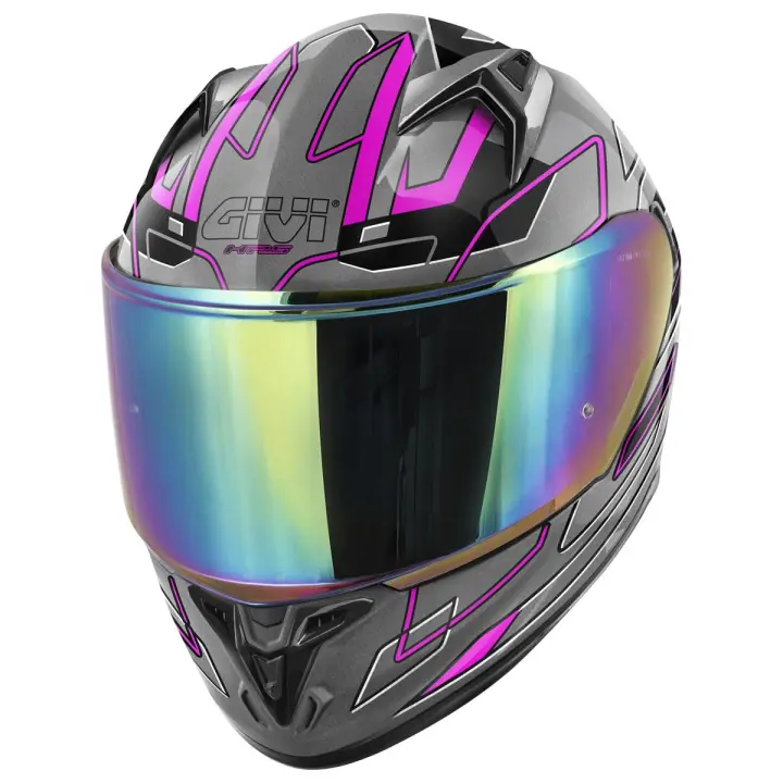 Casco Integral Givi 50.9 Assault Titanio Rosa - 1