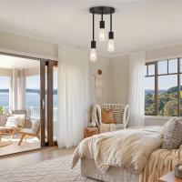 Lámpara Colgante Vintage De 3 Luces E27 Soporte Semi-Enchufe Para Techo Moderno Para Dormitorio Sala De Estar Pasillo - details 4