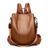 Mochila De Cuero antirrobo para mujer, bolso de de de hombro vintage, mochila viaje alta capacidad, - details 30