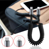 Cable De Datos Corto Telescopio Primavera 100/27/66W 6A USB Tipo C Carcasa Rápida Para Cargador Compatible Con Huawei Xiaomi Samsung - details 3
