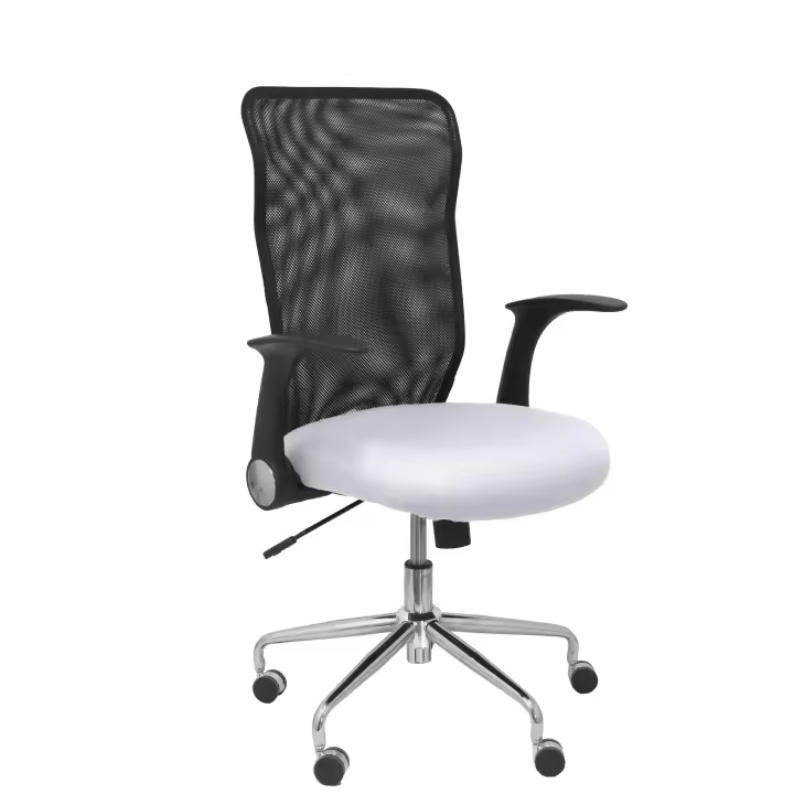 Silla Ergonómica Piqueras Y Crespo con Respaldo de Malla Transpirable y Brazos Retráctiles Regulables - 1