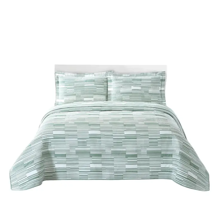 Novotextil Colcha Fina Primavera/Verano Tela Jacquard Camas 90 180 Ligera Suave Tejido Interior 100% Algodón Exterior Poliéster Ideal Climas Cálidos Diseño Elegante Moderno Proporciona Confort Frescura Perfecta Dormitorios de Todos los Tamaños Resistente - 1