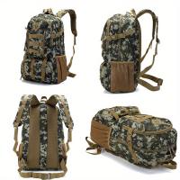 Mochila BOPORO Impermeable Camuflaje para Camping, Senderismo, Caza y Viaje - Táctica con Compartimentos y Correas Cómodas - details 6