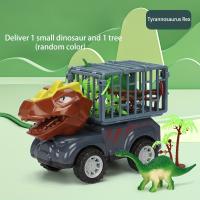 Camión De Dinosaurio Para Niños Juguete De Transporte De Dinosaurio Con Coches FrictionPowered Pull Back Playset Para Niños - details 7