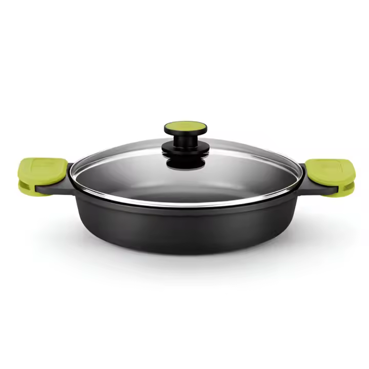 Bra Foodie (BRAA490528) - Cacerola Baja 28cm, Para Todo Tipo de Cocinas, Incluida Inducción - 1