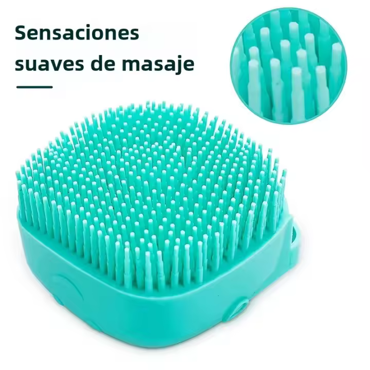 Cepillo De Baño Para Perros Y Gatos Con Dispensador De Shampoo Masajeador De Silicona Para Mascotas Herramienta De Limpieza Para Perra Cachorro Accesorios Para Perros - 1