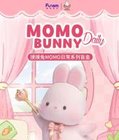 Figura De Peluche Kawaii De Conejo MOMO Bunny Serie Diaria Caja Sorpresa Decoración Creativa Para Escritorio Juguetes Para Niños - details 0