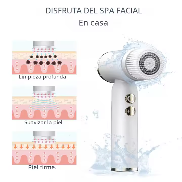 ZVD SOMY Cepillo Facial Ultrasonido 6 en 1 Limpieza Profunda de Poros, Eliminación de Puntos Negros - 1