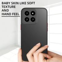 Carcasa De Armadura Antigolpes Para Xiaomi Mi 14T pro 5G Cubierta Mate Protectora Contra Arañazos Y Polvo Translúcida PC + TPU - details 4