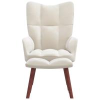 vidaXL Sillón de relax con taburete de terciopelo Gris claro, Gris oscuro, Verde oscuro Sillon Dormitorio Sillon Comodos Silla Relax Sillón Sofá - details 6