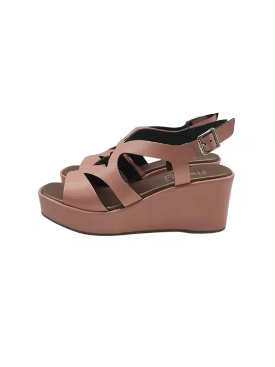 Plumers Sandalia plataforma Venice rosa - 1