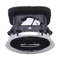 Cubierta De Ventilador De Aire A/C Para Opel ADAM CORSA D MK3 Vauxhall En Negro/Cromo Material Plástico Pieza Individual - details 20