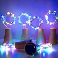 LED Solar Powered Bottle Stopper Light String Outdoor Waterproof Garland Lights for Home Garden Wedding Party Decoración - details 0