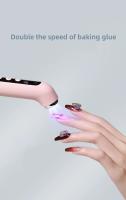 Lámpara De Terapia De Polvo Portátil Multifuncional Para Arte De Uñas Con Batería Recargable Y Polishing Pen Herramienta De Manicura Eléctrica - details 10