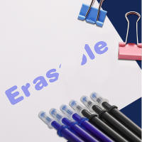 Juego De Bolígrafos Gel Erasables 0.5mm Azul Y Negro Tinta Borrable Refill Rod Lavable Para Escuela Y Oficina Suministros De Papelería - details 3
