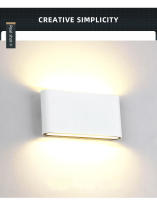Lámpara De Pared Nórdica Aluminio IP65 Impermeable Para Interior Iluminación De Pasillo Escaleras Dormitorio Lámpara De Noche Moderna - details 7