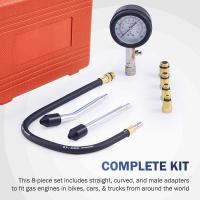 Kit De Prueba De Compresión Para Motor De Gasolina 0-300 PSI Medidor De Presión De Cilindro Herramienta Automotriz Para Motocicleta Coche Camión - details 5