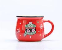 Taza De Cerámica De 350ML Para Regalo De Navidad Con Diseño De Santa Y Ciervo Taza De Café Para Oficina Y Hogar Taza De Leche Taza De Té - details 9