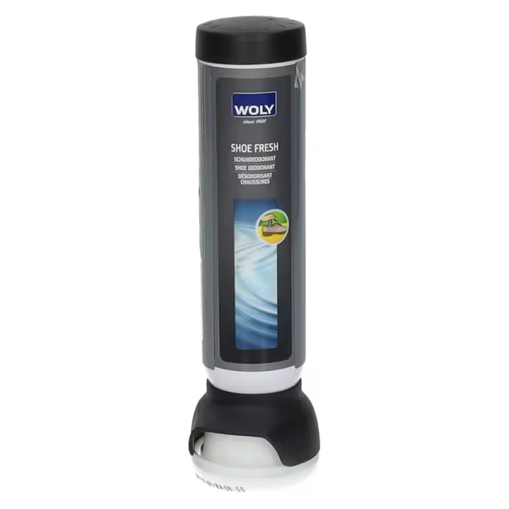 Accesorios marca ZAPATOP para señora en color transparente. WOLY Shoe Fresh desodorante para calzado 100ml elimina olores de zapatos, zapatillas, deportivos y más con fórmula refrescante - 1