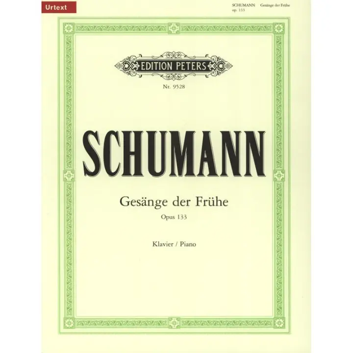 SCHUMANN R. - CANTOS DE PRIMAVERA URTEXT - OP.133 - 1
