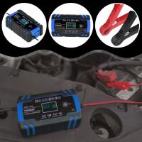 Cargador de batería de coche inteligente de 12 V/24 V, 12 V, 8 A, 24 V, 4 A, para reparación de pulsos de plomo-ácido - details 4