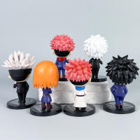 Figuras De Acción Anime Jujutsu Kaisen 9cm Itadori Yuji Gojo Satoru Fushiguro Megumi Kugisaki Nobara Yokai Ryomen 6pcs PVC Modelo Juguetes - details 6
