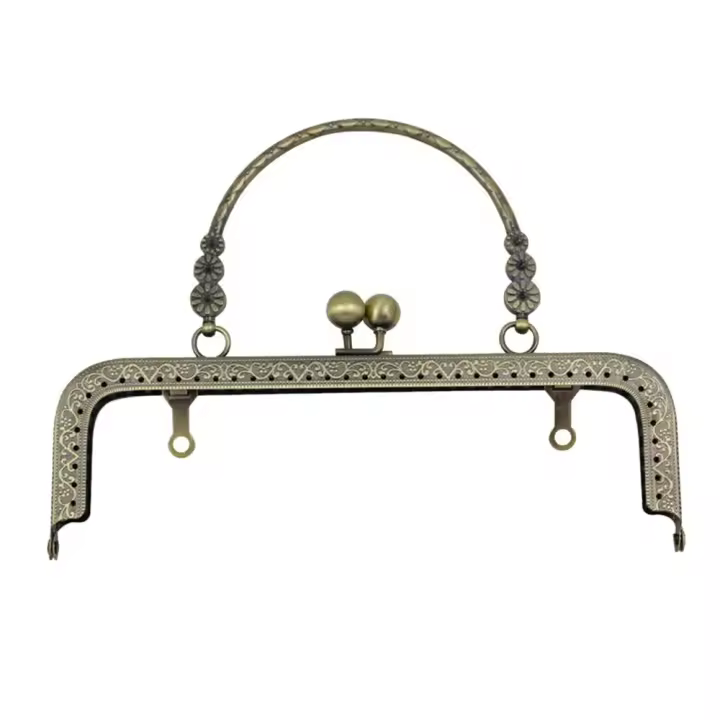 Marco De Bolso Kiss Clasp Lock Metal Para DIY Y Fabricación De Bolsos 18CM/20CM Accesorio De Banda Alta Para Manualidades - 1