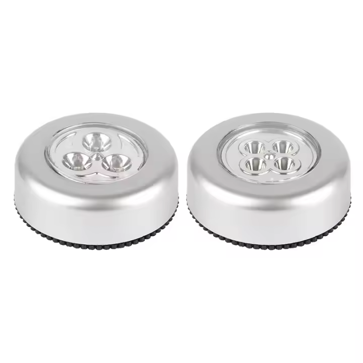 Luz de Noche in Katería, Luz LED para interiores, Luz de noche inalámbrica, de Noche Luz LED, color Plisado (2 Pieza) - 1
