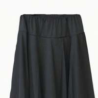 Falda de flamenco para niña con volante inferior, color negro, básicos de flamenco y sevillanas Le Côté Chic - details 2