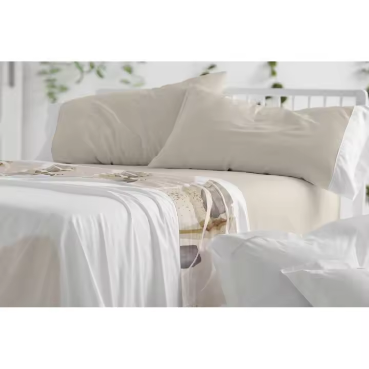 Juego de Cama 138 Arena Burrito Blanco - 1